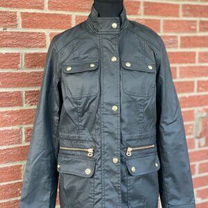 Tommy Hilfiger Dark Olive Utility Jacket w/ Gold Hardware | Women’s Small